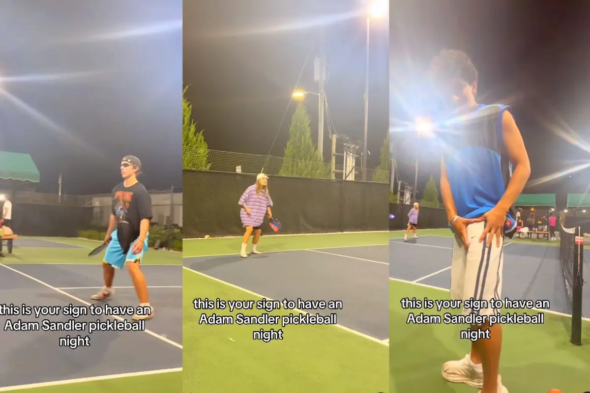 Adam Sandler's Dress up in Pickleball Court