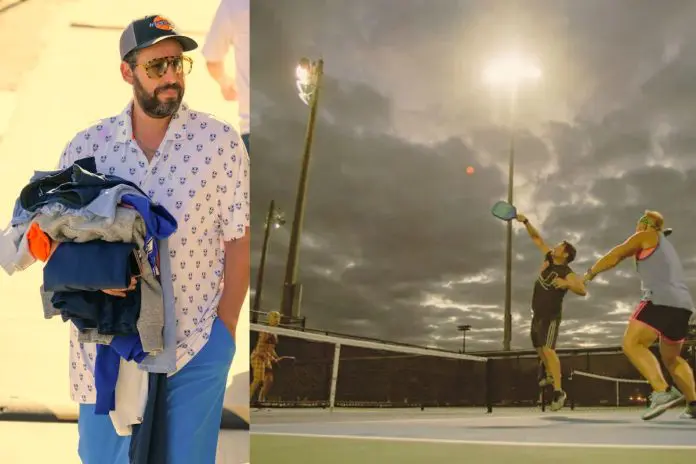 Adam Sandler's Dress up in Pickleball Court