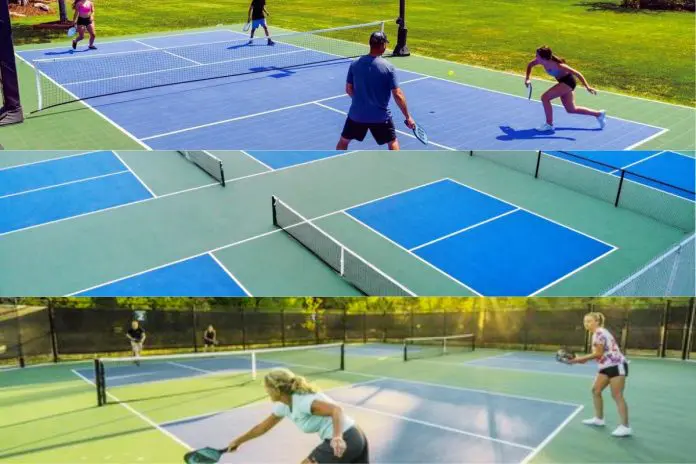 Recent arrival of pickleball courts in Florida