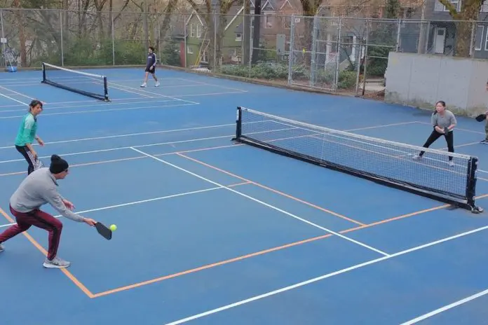 Recent arrival of pickleball courts in North Carolina