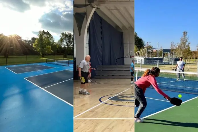 Recent arrival of pickleball courts in Oklahoma