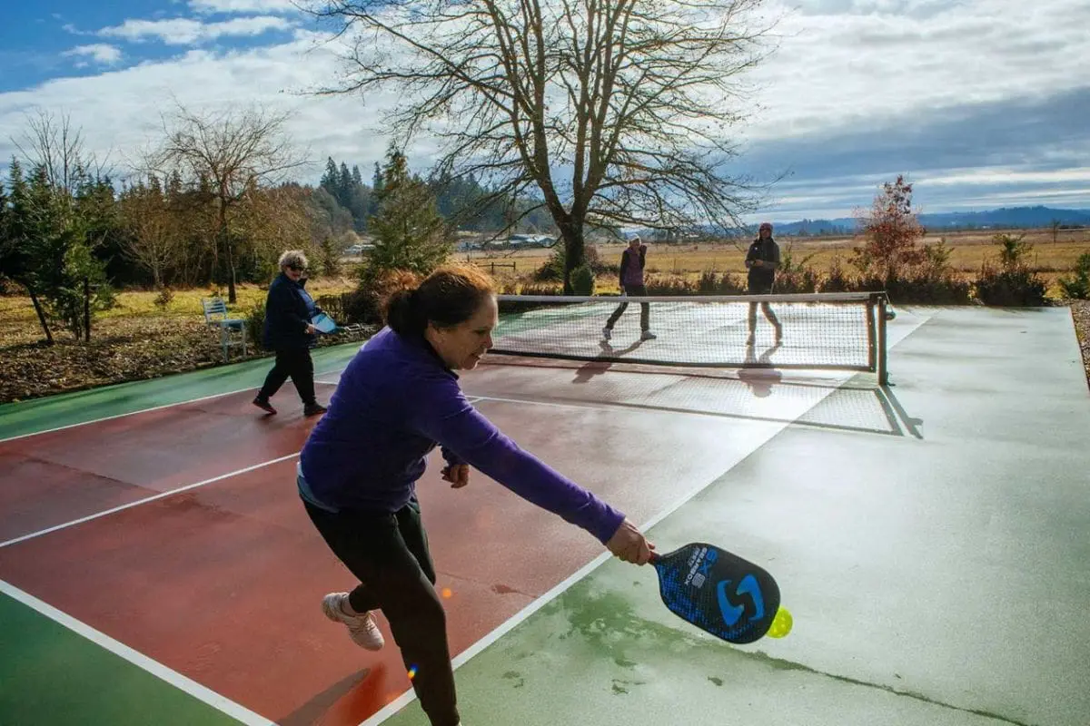 Recent arrival of pickleball courts in Oregon