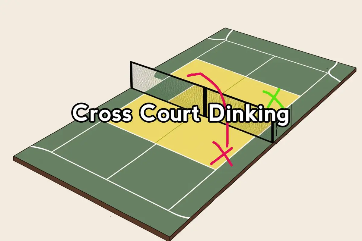 Cross Court Dinking in Pickleball