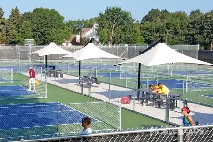 Construction of Pickleball Courts at Miller Park