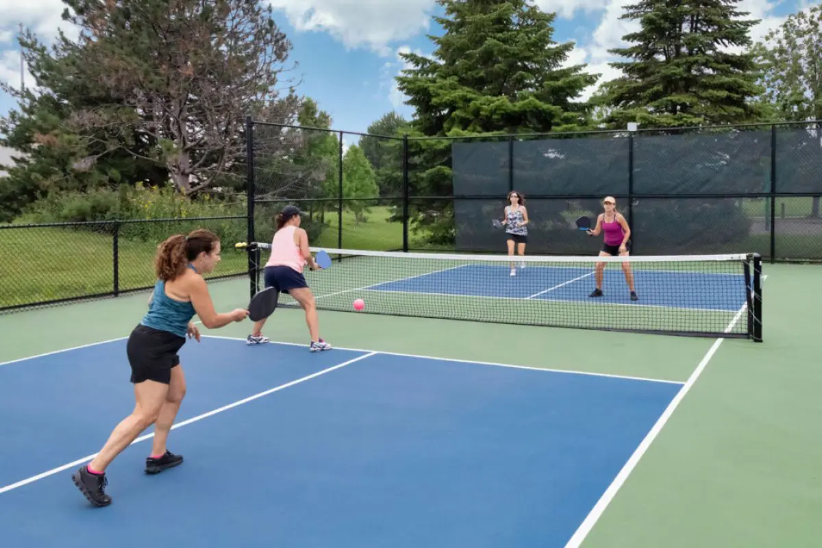 Evening Pickleball Play at Martz Field 