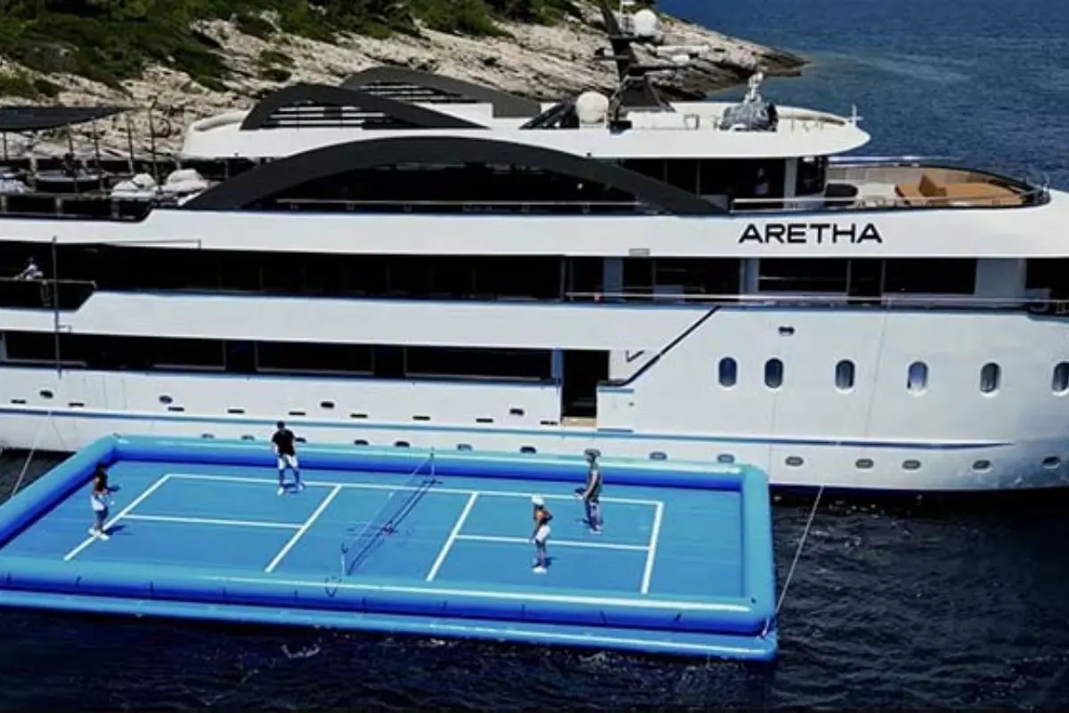 Floating Pickleball Court