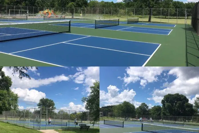 New Pickleball Courts at Kiwanis Park Renovation