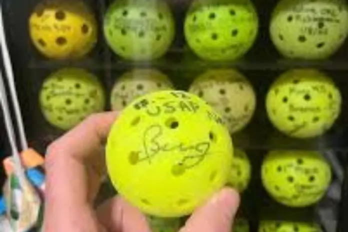 Pickleball Players' Signatures