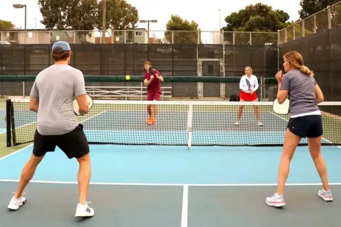 South Street Pickleball Courts Crowded