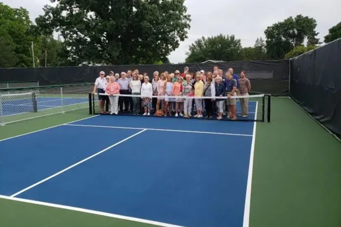 St Cloud CC Opens New Pickleball Courts