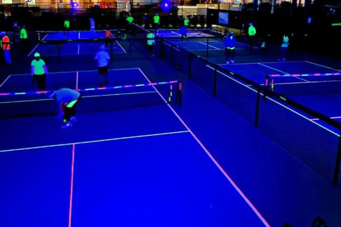 Winners Lights up in Dark Pickleball Tournament