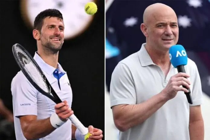 Andre Agassi vs. Novak Djokovic