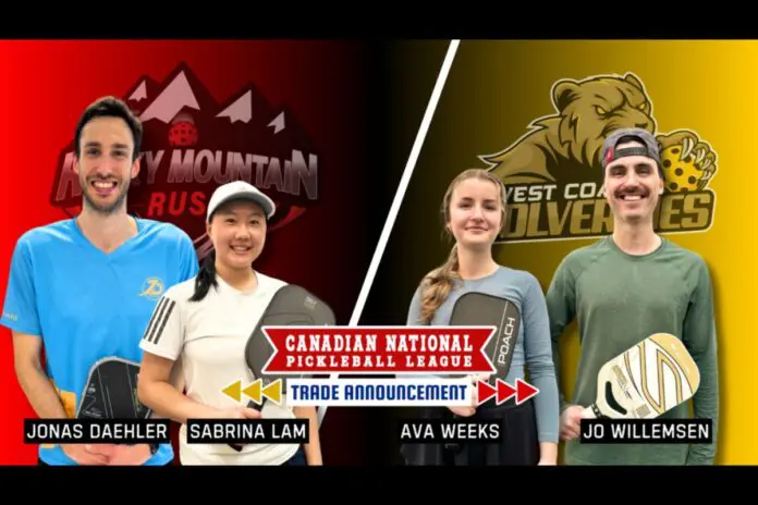 Canadian National Pickleball League Trades