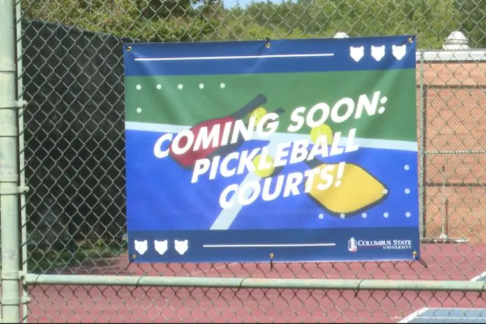 New Pickleball Courts at Columbus State university