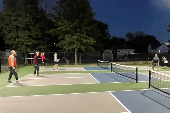 Evening Pickleball At Glazebrook Park 