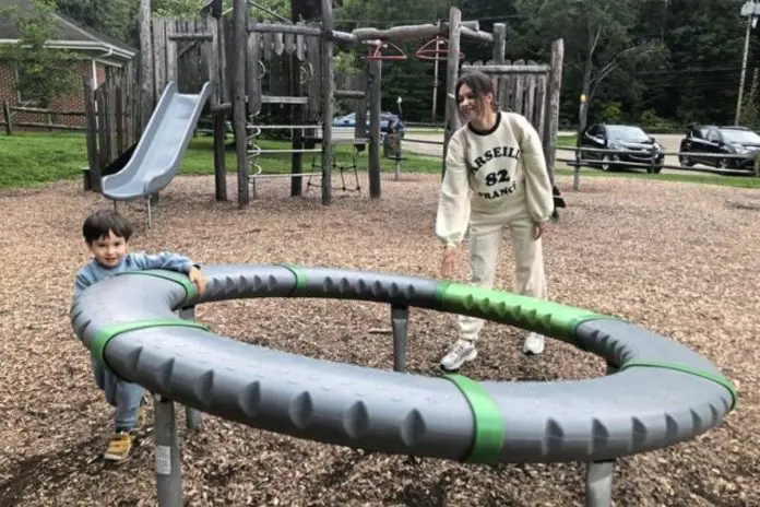 First Pickleball Court at McCahill Park