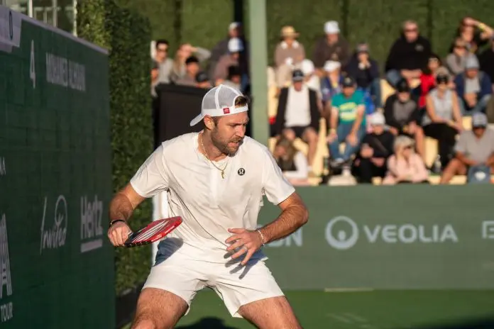 Jack Sock Edges Jay Devilliers in PPA Las Vegas