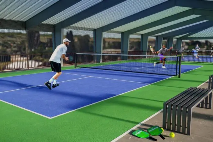 New Pickleball Courts in Lindsay Wellness Center