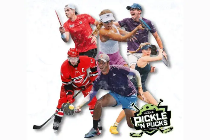 Pickleball Stars Shine at Pickle n Pucks