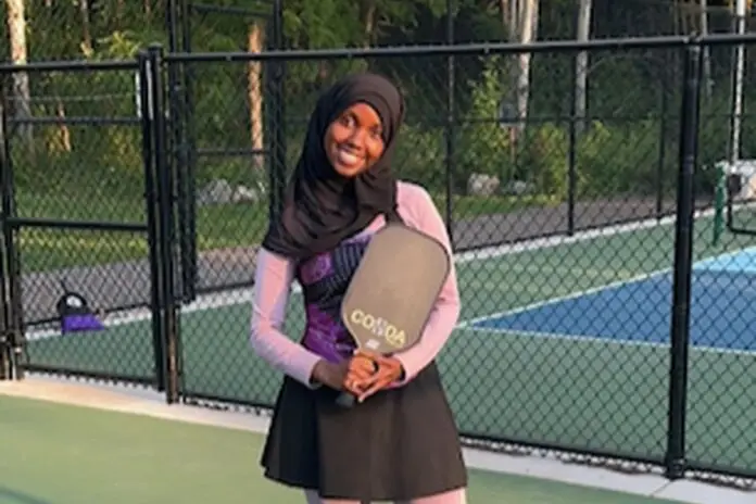 Shakira Abdi Breaks Barriers with Pickleball