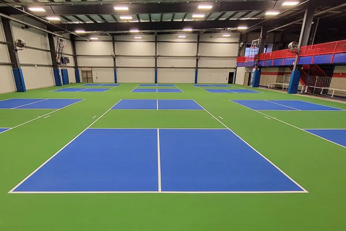 indoor pickleball court 