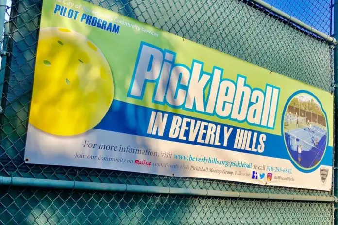 Beverly Hills to Revamp Pickleball Facilities