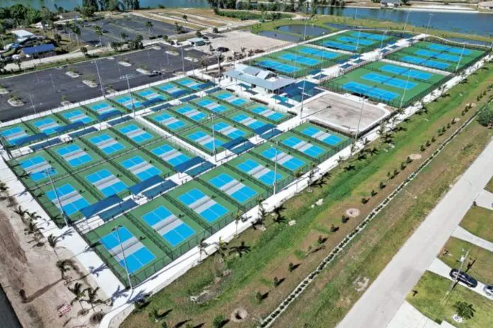 Drone Captures Cape Coral's Pickleball Facility