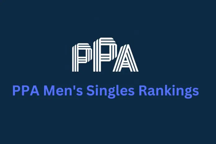 PPA Men's Singles Rankings