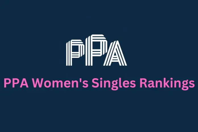 PPA Women's Singles Rankings After Atlanta Slam