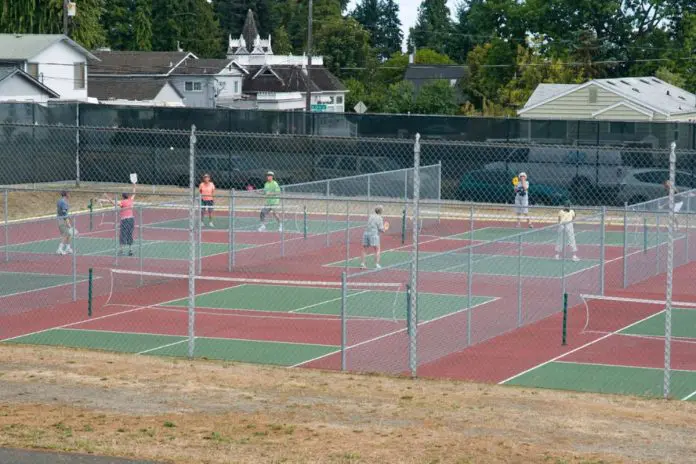 Port Angeles Opens Grand 43K Dollars Pickleball Court