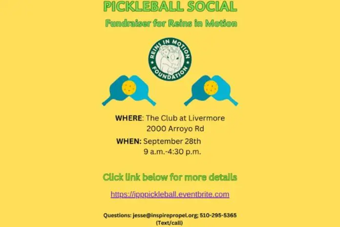 Pickleball Fundraiser for Reins in Motion