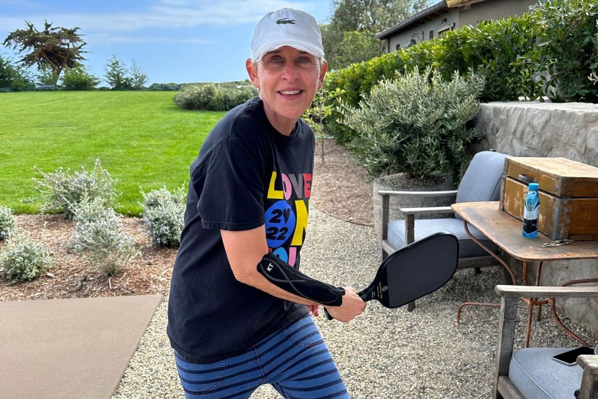 Ellen DeGeneres pickleball