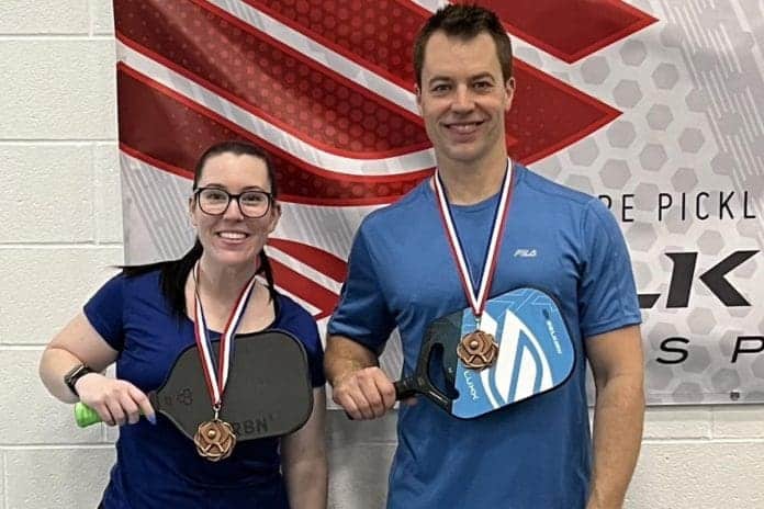 Chiropractor Wins 2 Gold at Pickleball Provincials Pickleball Provincials