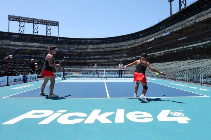 Pickleball Tournament At Oracle Park 