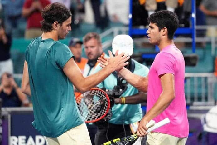 Carlos Alcaraz Plays Pickleball With Taylor Fritz