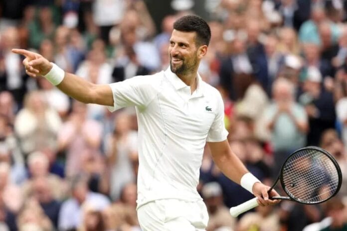 Novak Djokovic and Tennis Elite Plays Pickleball
