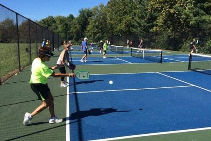 New Outdoor Pickleball Courts at Sharky