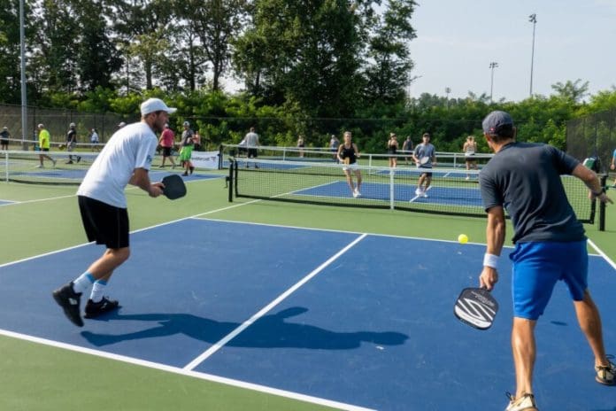 Chalked Pickleball Lines in Qualicum Beach Spark Tensions