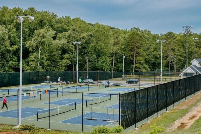 Greenville's New Pickleball Courts Opened