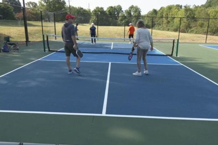 New pickleball courts at Riverview Park