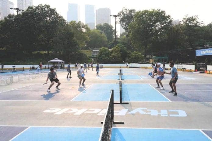 New Pickleball Courts in Manhattan Park