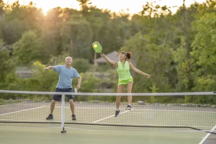 Pickleball Clinic in Fitchburg Serving