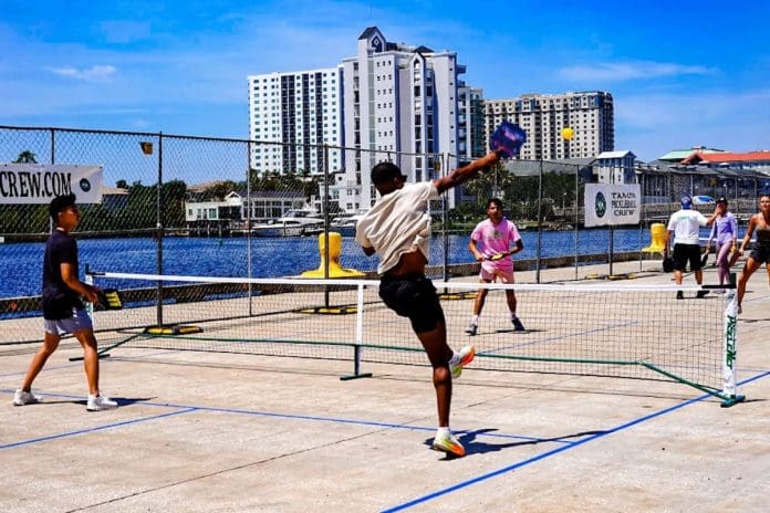 Pickleball Pop-Up Takes Over Sparkman Wharf