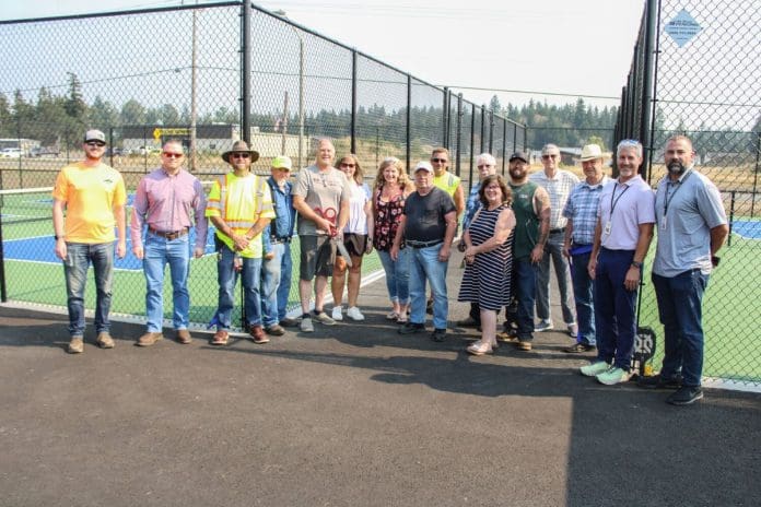 Rainier's New Pickleball Courts Opened