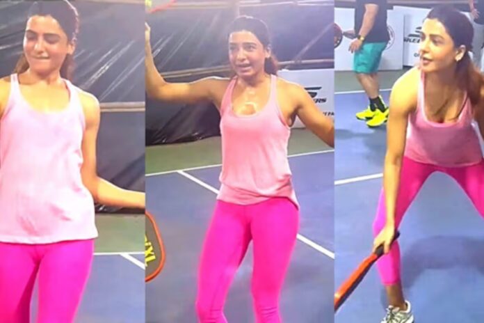 Samantha Ruth Prabhu's Exclusive Pickleball Play
