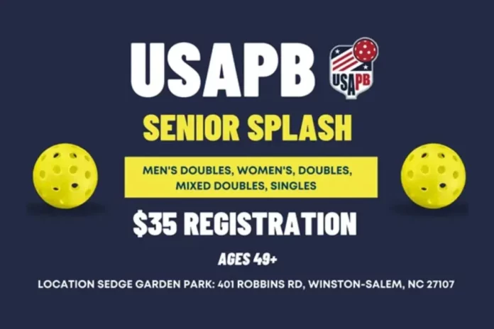 USAPB Senior Splash Pickleball Tournament