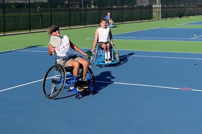 Wheelchair Pickleball Takes Center Stage