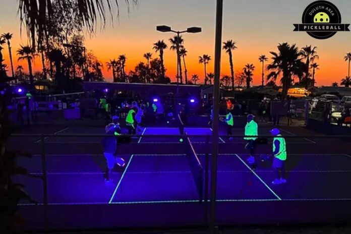 Duluth's Glow-in-the-Dark Pickleball Fundraiser