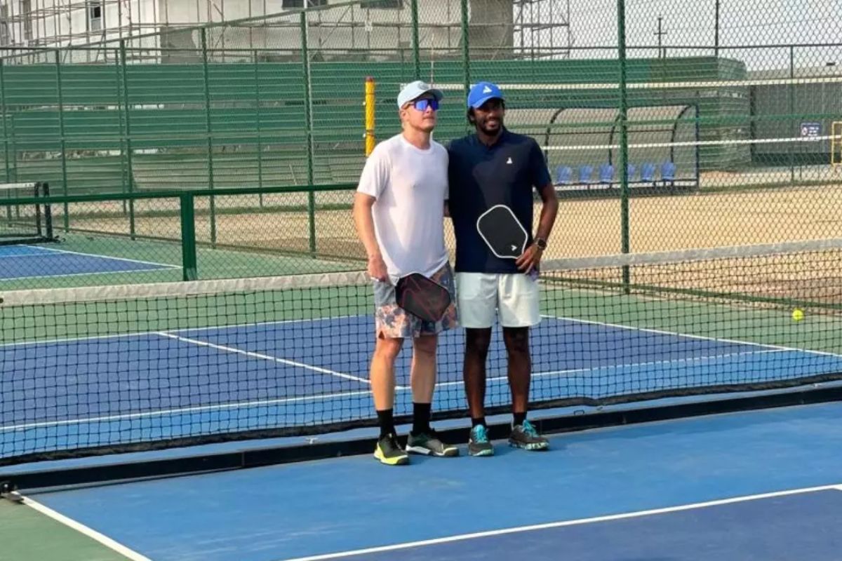 pickleball courts at Bennett University