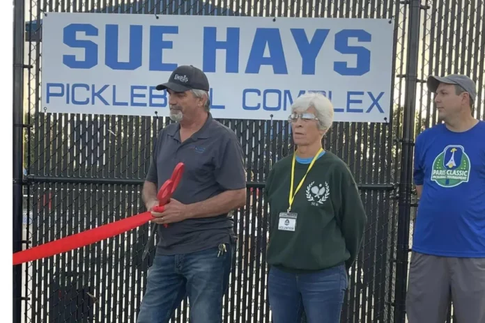 City of Paris Honors Pickleball Champion Sue Hays